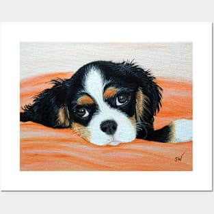 King Spaniel Puppy Posters and Art